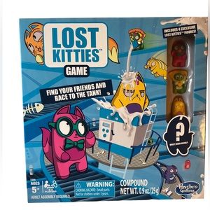Lost Kitties Board Game Bonus 4 Exclusive Figures Ages 5+ 2-4 Players by Hasbro